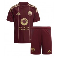 Echipament fotbal AS Roma Enzo Le Fee #28 Tricou Acasa 2024-25 pentru copii maneca scurta (+ Pantaloni scurti)